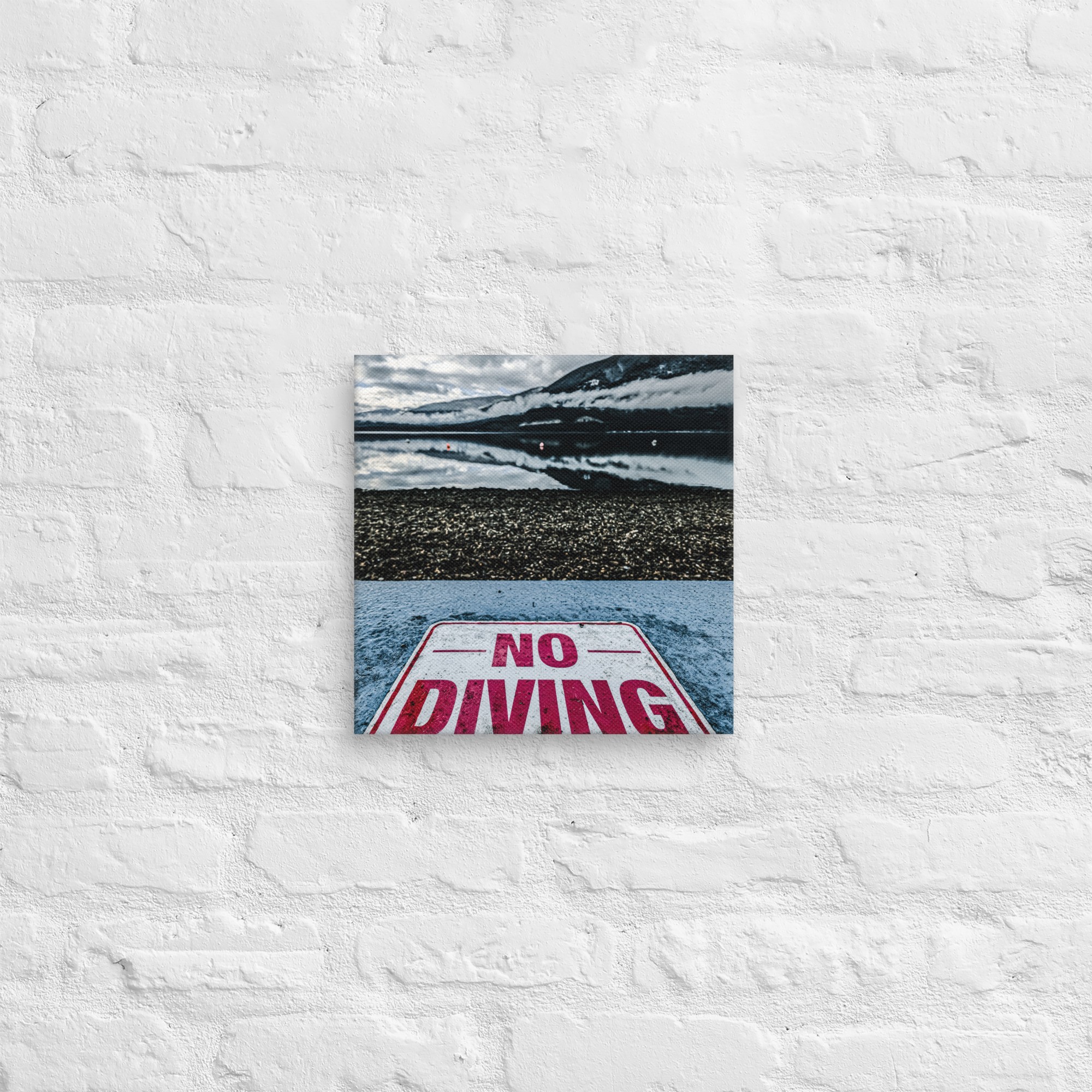 Depth Warning Canvas Print - Image 5